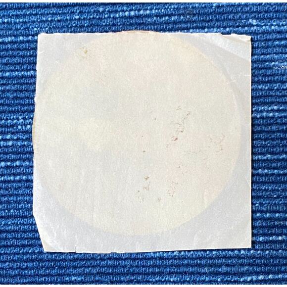 Vintage 80's Rainbow Pride Mini Hearts Round Sticker 2" RPP 988A - Picture 2 of 2